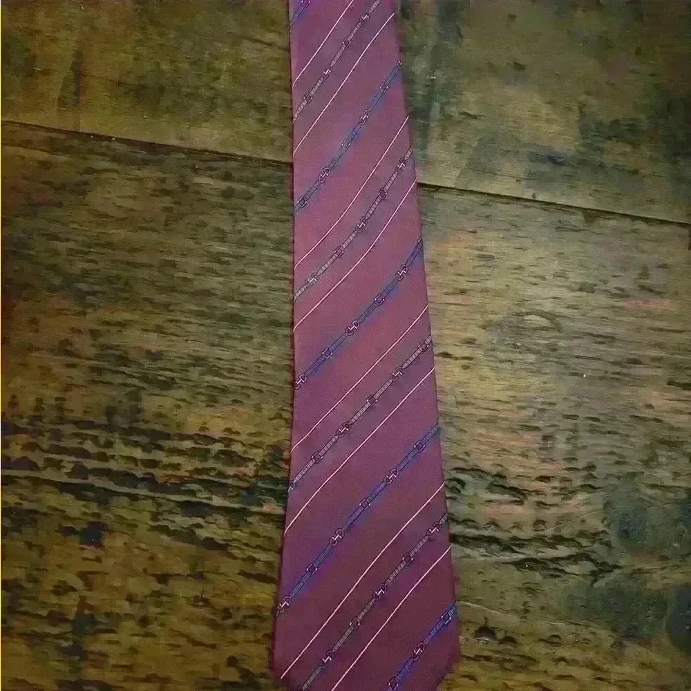 Designer Hardy Amies Silk Horse Bridle Bit Tie London